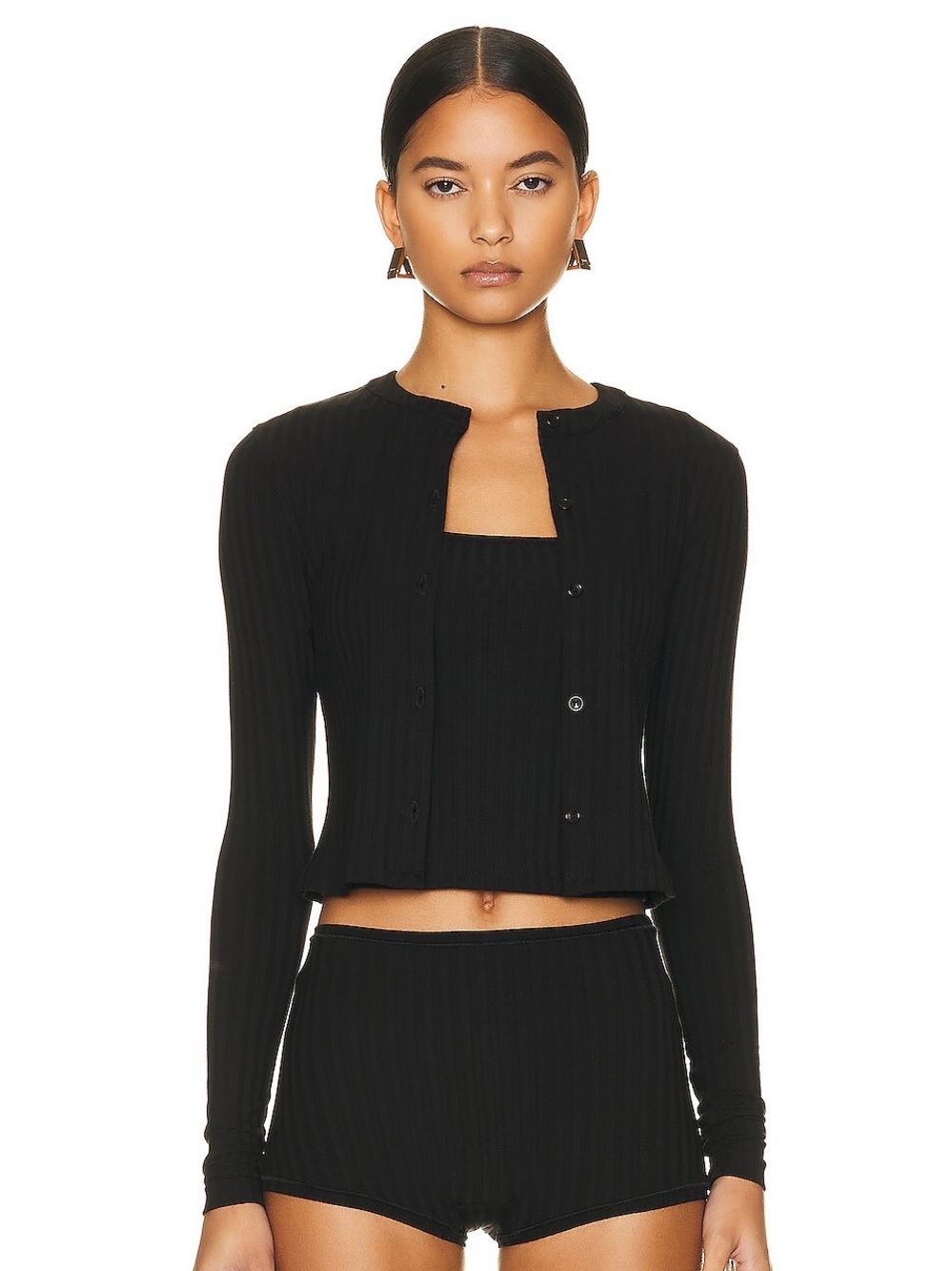 Helsa Rib Cardigan